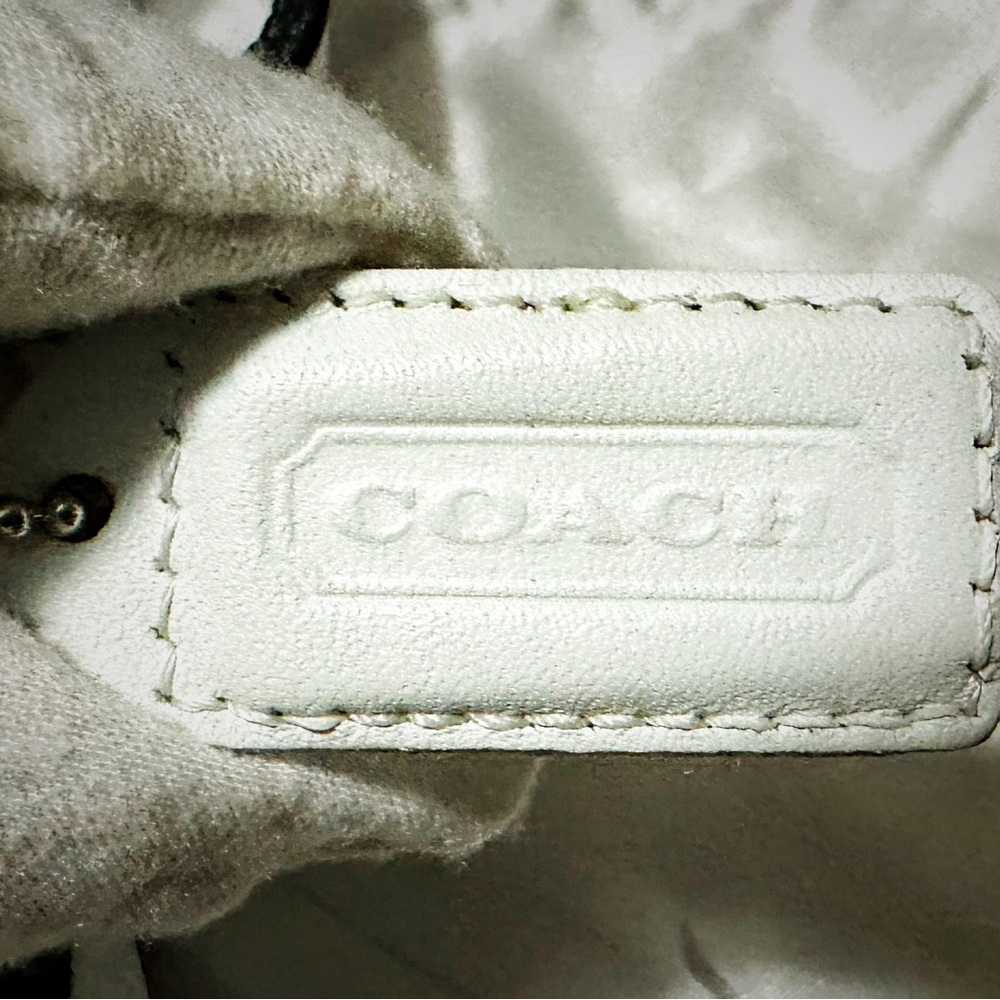 Vintage Coach soho shoulder bag 1994 year Beige and White new without tags - Picture 5 of 16